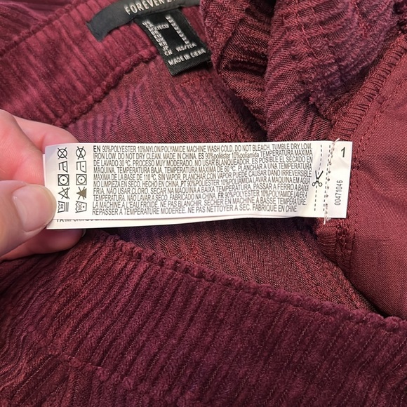F21 Corduroy Pants - Picture 7 of 7